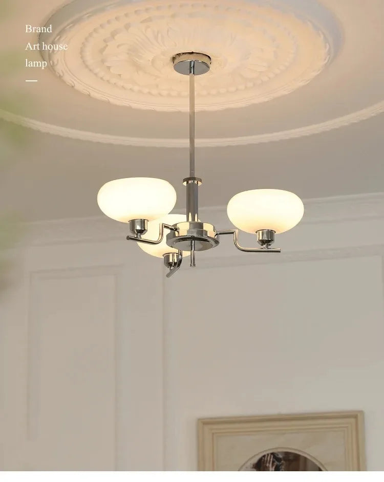 Lustre Vintage Industriel — Verre