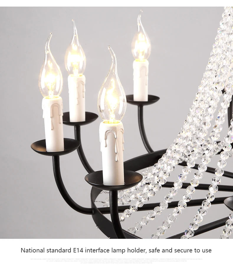 Lustre en Cristal Moderne