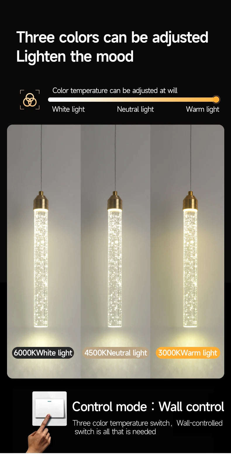 Suspension Cristal Luxe 35cm - Lustre Élégant LED