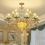 Lustre Salon Industriel — Cristal