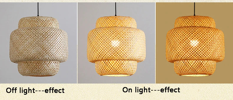 Lustre Bambou Naturel