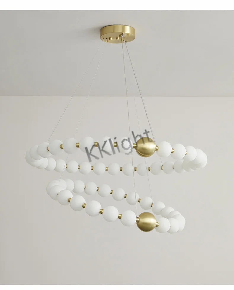 Lustre Art Déco — Cuivre