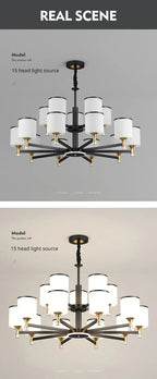 Lustre Moderne Salon — Plafonnier Nordique Design