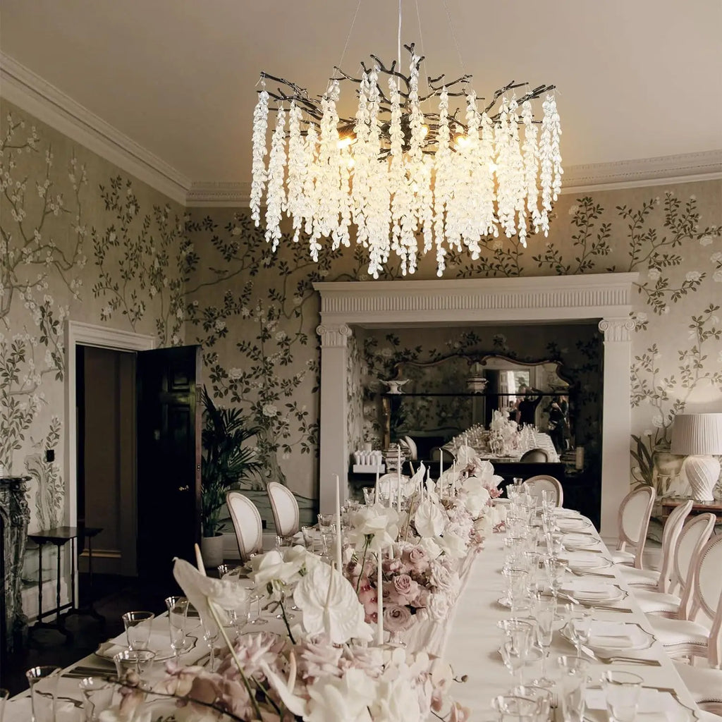 Lustre Cristal Salon — Chambre