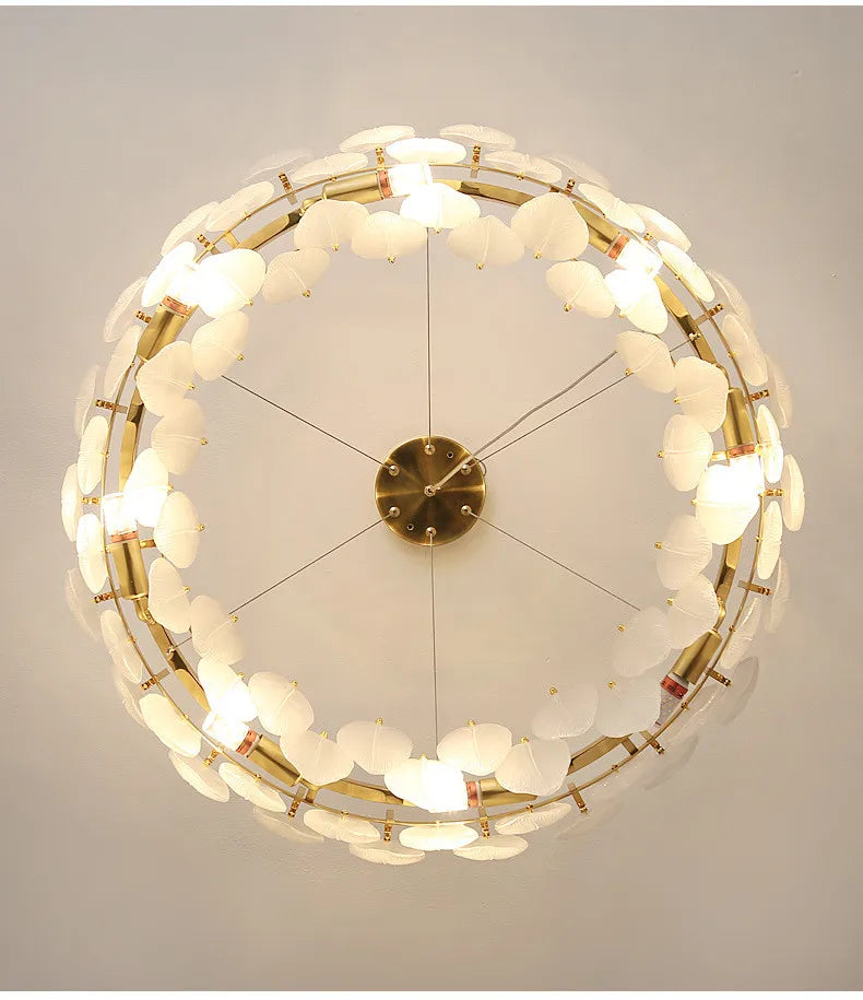 Lustre Chambre Bébé — Verre — Plafonnier D50cm