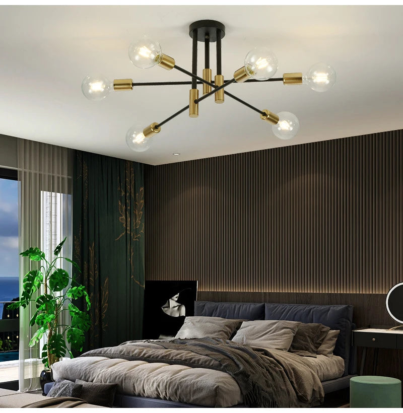 Lustre Salon Industriel