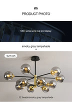 Lustre Boule Verre Design — Transparent Applique