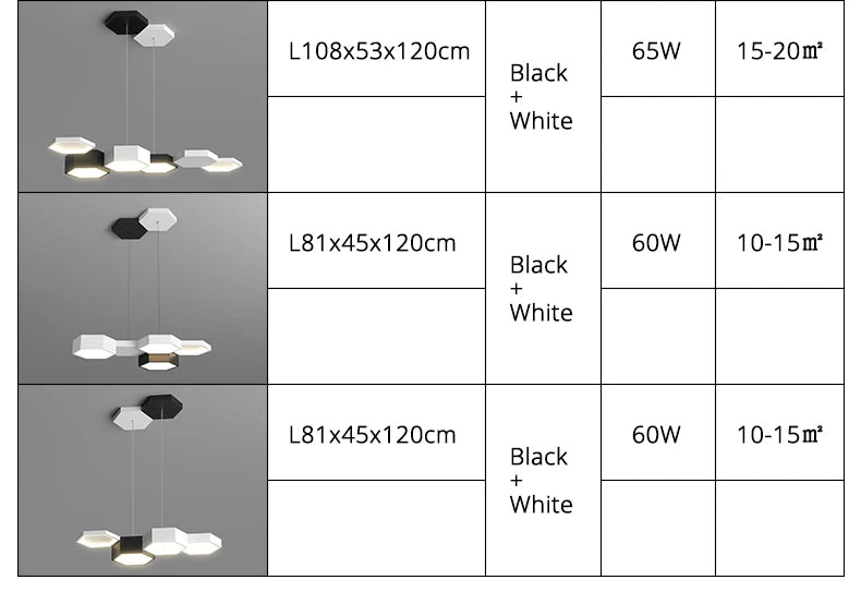 Lustre Luxe Salon — LED