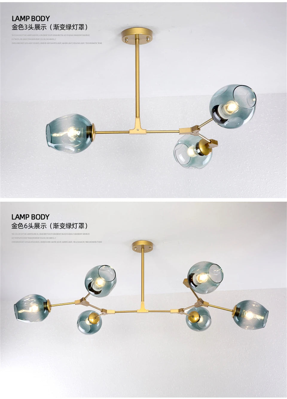 Spoutnik Lustre — Plafonnier Boule Moderne