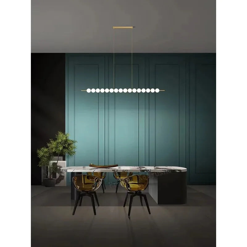 Lustre Salon Design Doré