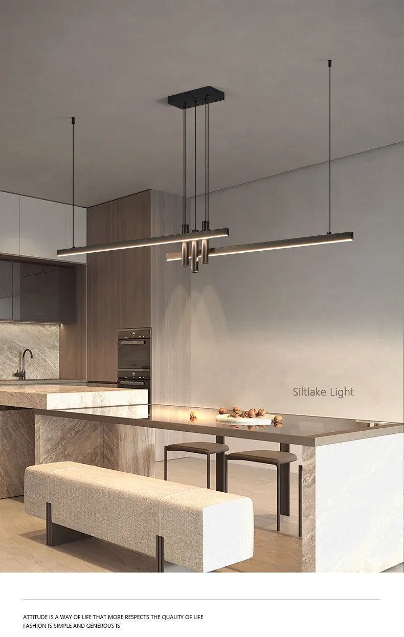 Lustre Cuisine Moderne — Industriel