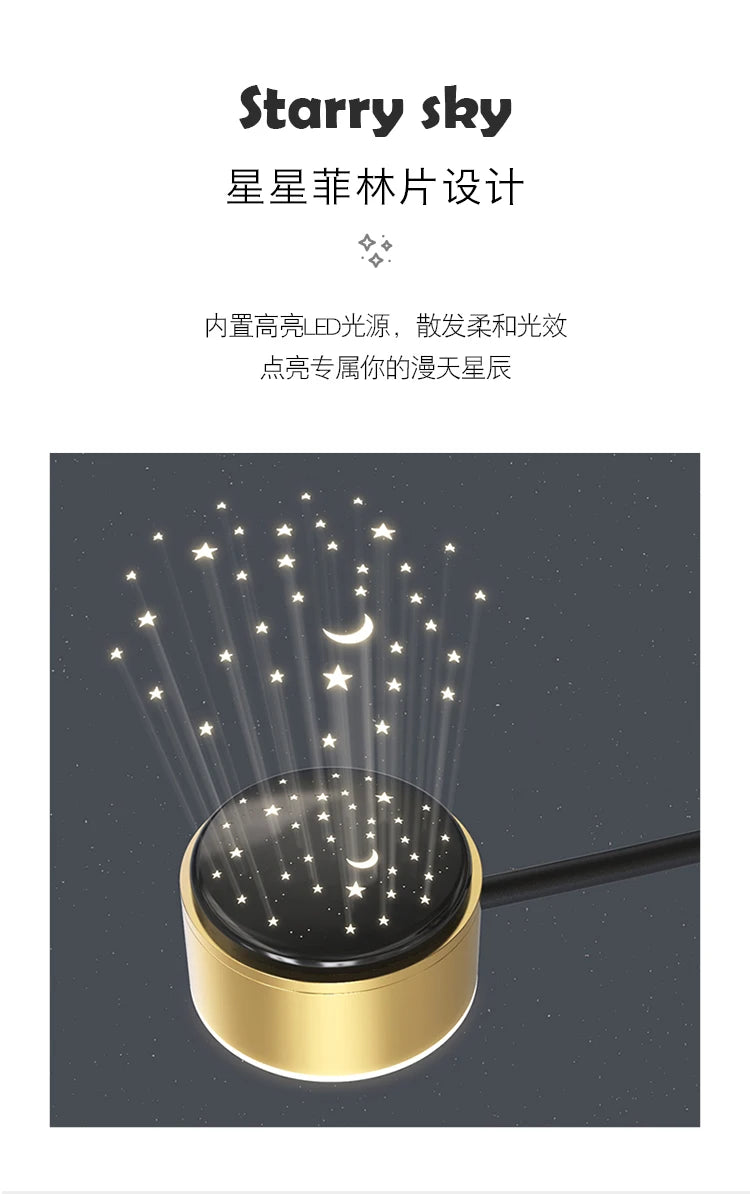 Lustre Moderne LED — Blanc