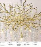 Lustre Cristal Ancien — Métal