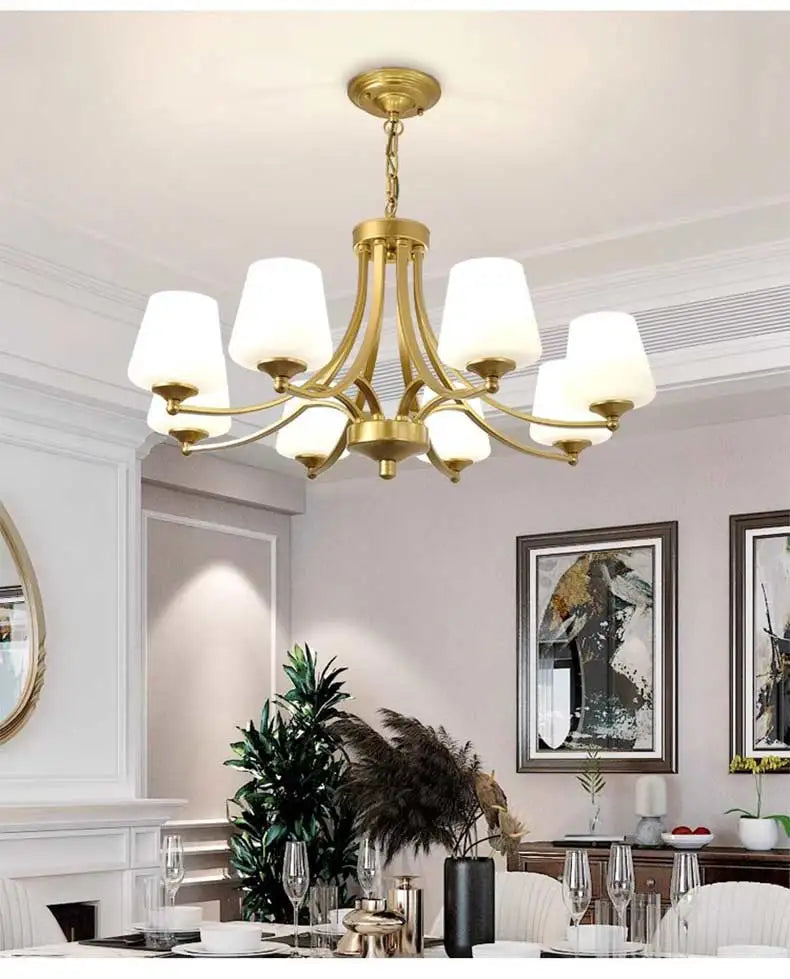 Lustre Salon Moderne — Plafonnier LED Cristal