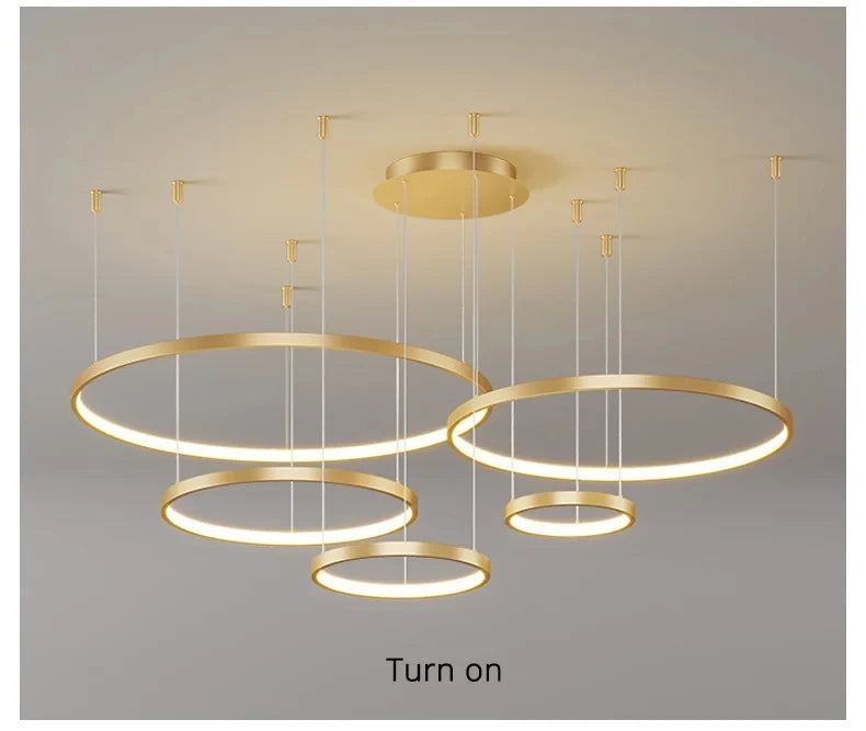 Lustre Salon Industriel — Moderne