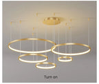 Lustre Salon Industriel — Moderne