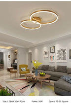 Lustre Chambre Ado — Plafonnier Anneau LED