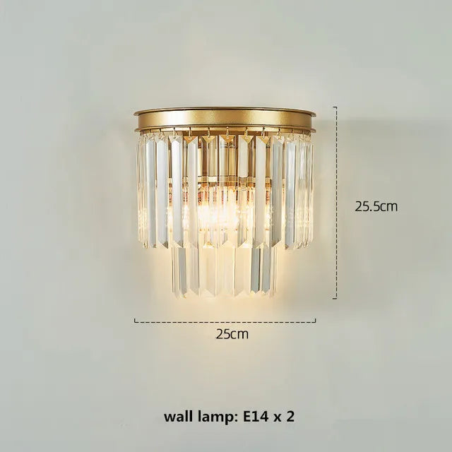 Lustre Vintage Industriel — Cristal