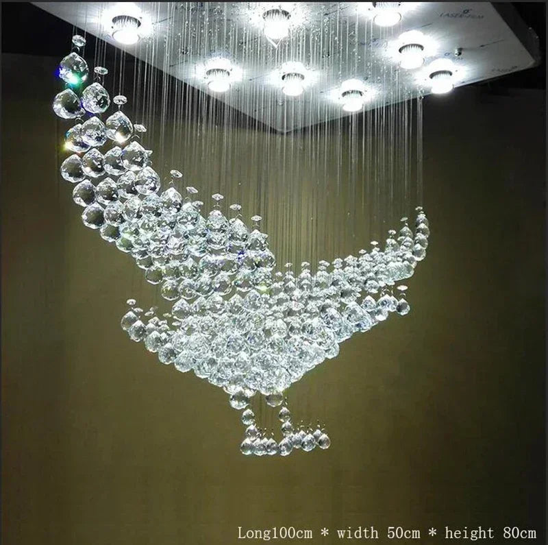 Suspension Luminaire Salon — Cristal