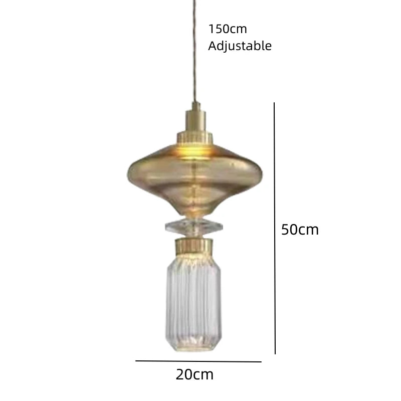 Lustre Verre Design — Moderne