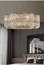 Lustre Salon Noir — Cristal