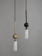 Lustre Luxe Nordique Art — Fer Or et Noir LED — Restaurant et Chambre