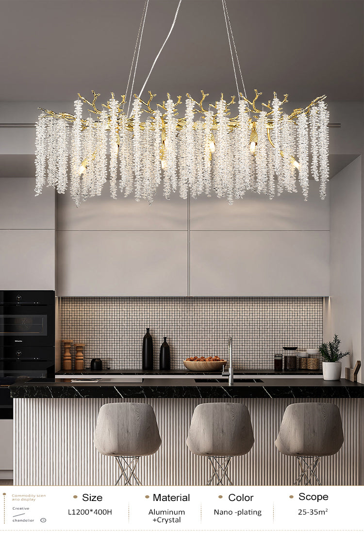 Lustre Luxe Cristal — LED