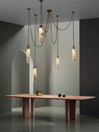 Lustre Aluminium Design — Métal — 7 ampoules