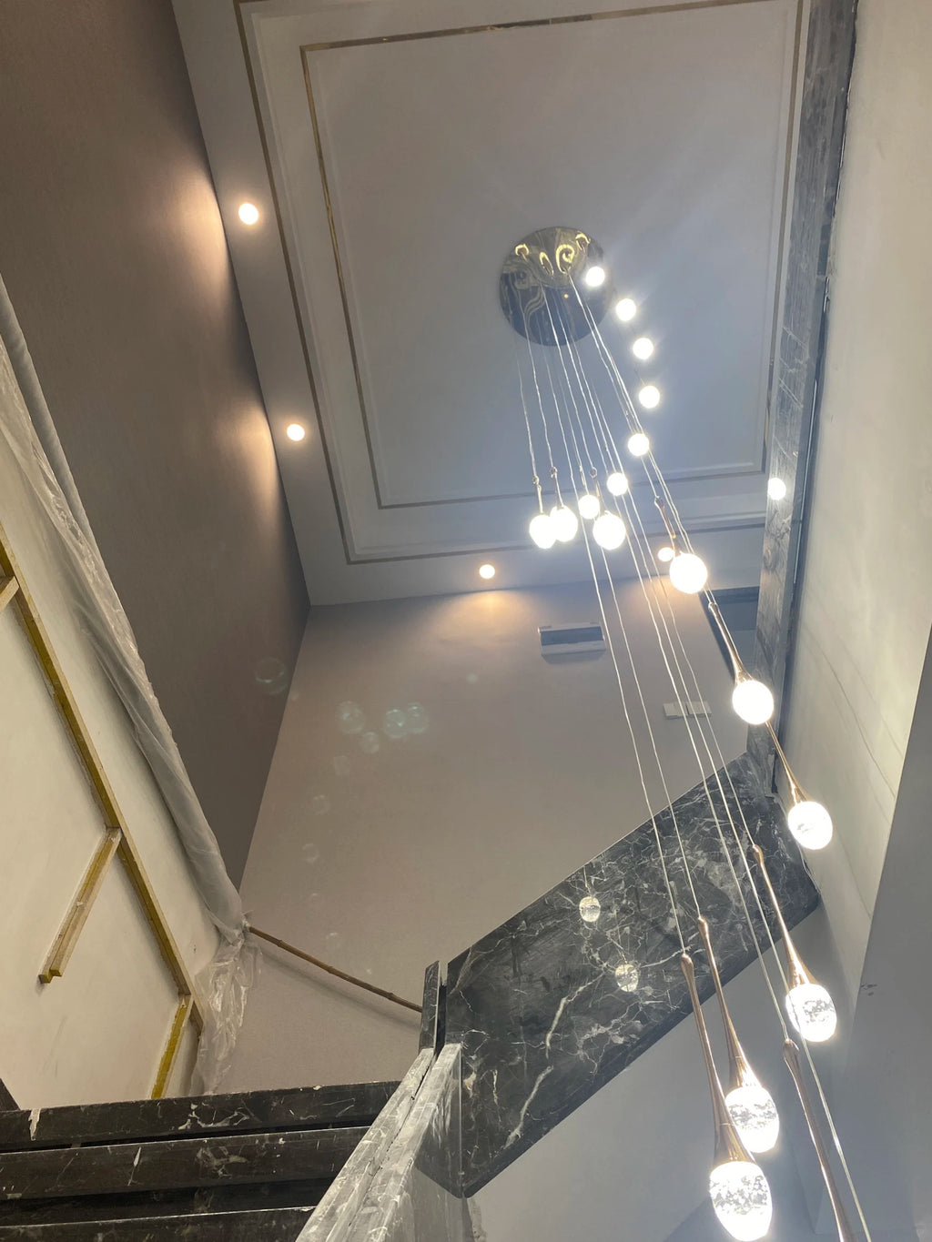 Lustre Salon Moderne — Cristal