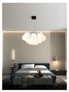Lustre Blanc Moderne — Salon