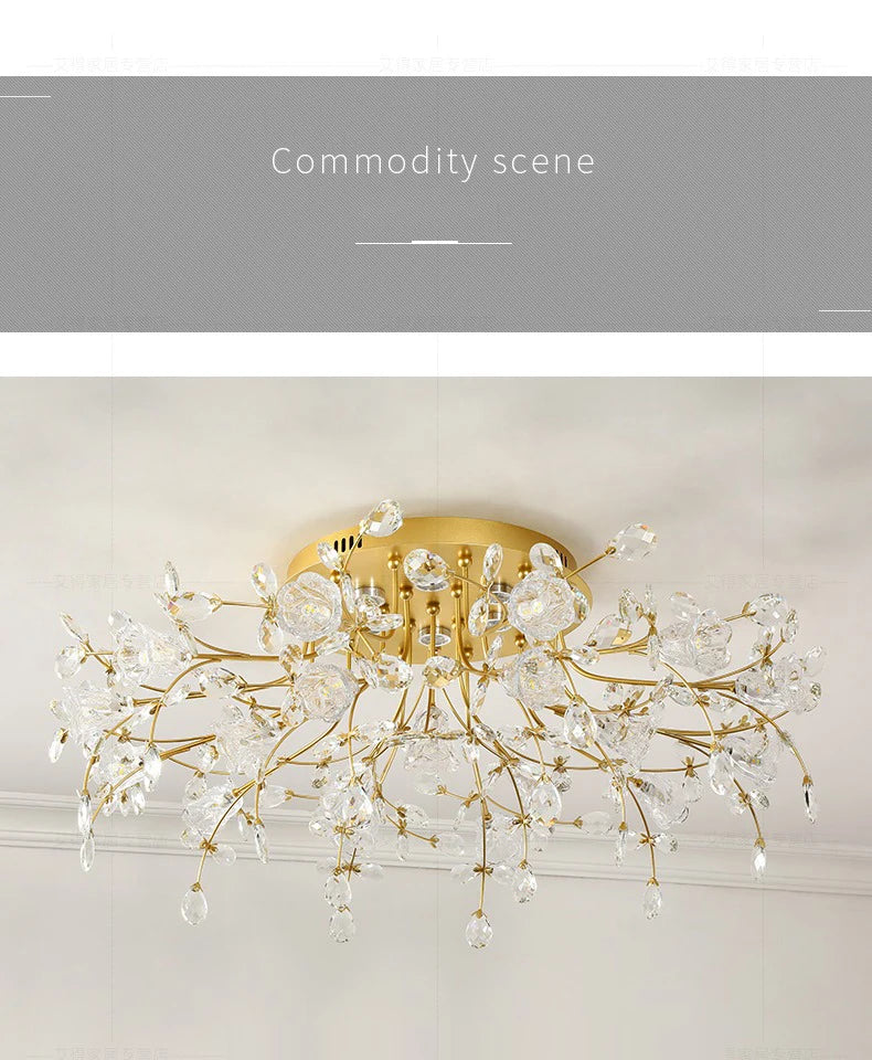 Lustre en Cristal Pas Cher — Nordique