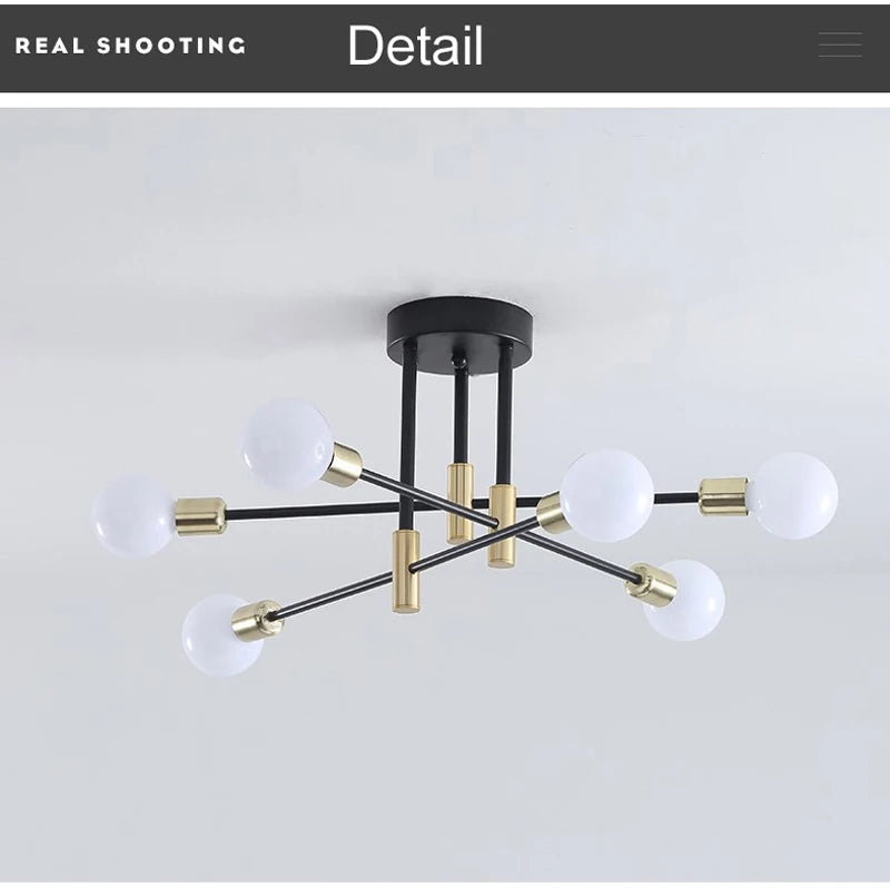 Lustre Salon Industriel