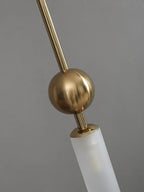 Lustre Luxe Nordique Art — Fer Or et Noir LED — Restaurant et Chambre