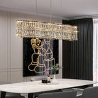 Lustre Salon Noir — Cristal