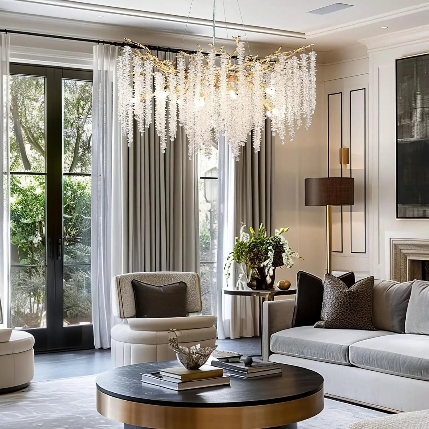 Lustre Cristal Salon