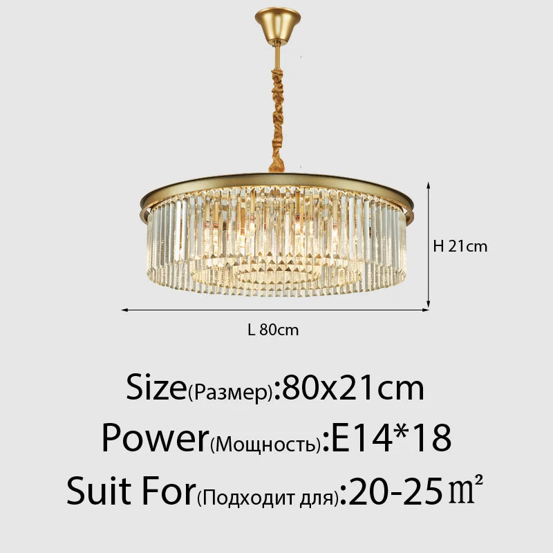 Lustre Vintage Industriel — Cristal