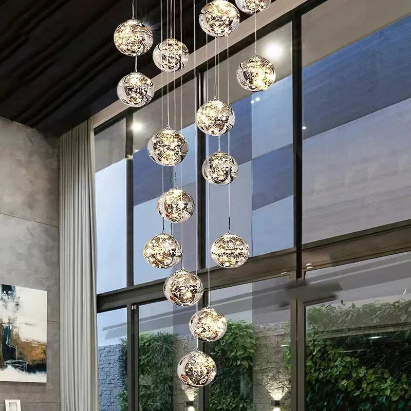 Lustre Salle à Manger Moderne — Cristal