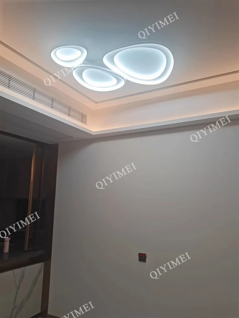 Lustre Salle à Manger Déporté — Blanc