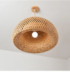 Suspension Bambou Artisanale LED - Lustre Design Naturel 2025