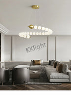 Lustre Art Déco — Cuivre