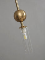 Lustre Luxe Nordique Art — Fer Or et Noir LED — Restaurant et Chambre