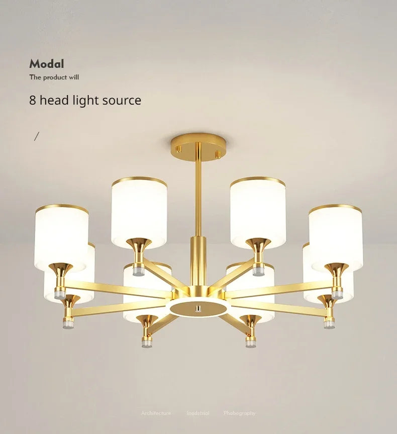 Lustre Moderne Salon — Plafonnier Nordique Design