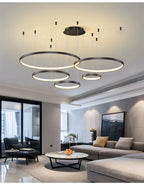 Lustre Salon Industriel — Moderne