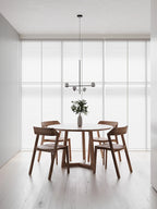 Lustre Noir Moderne — Verre