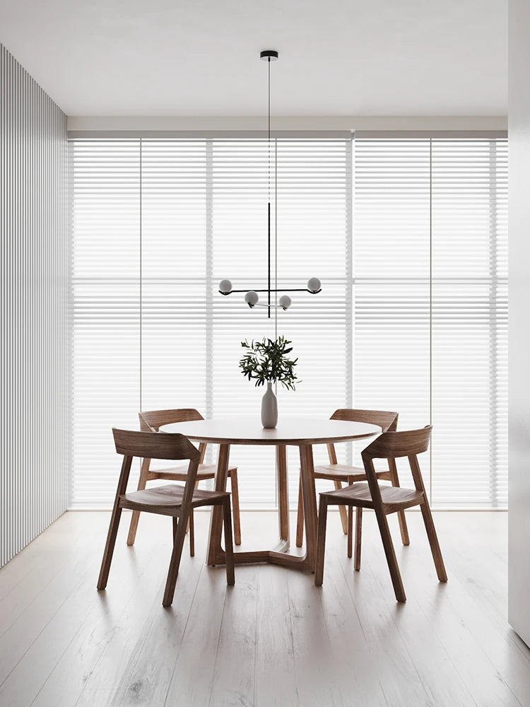 Lustre Noir Moderne — Verre