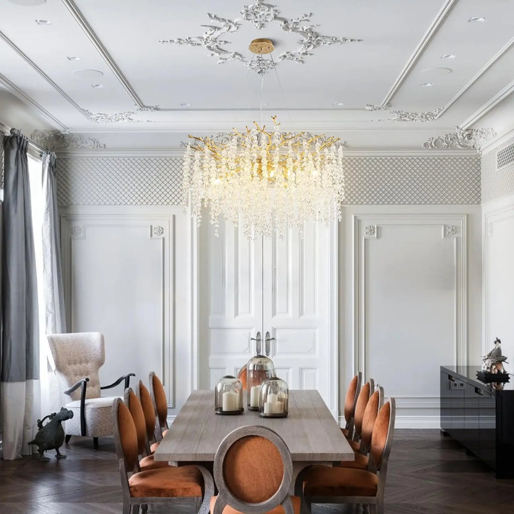 Lustre Cristal Salon — Chambre