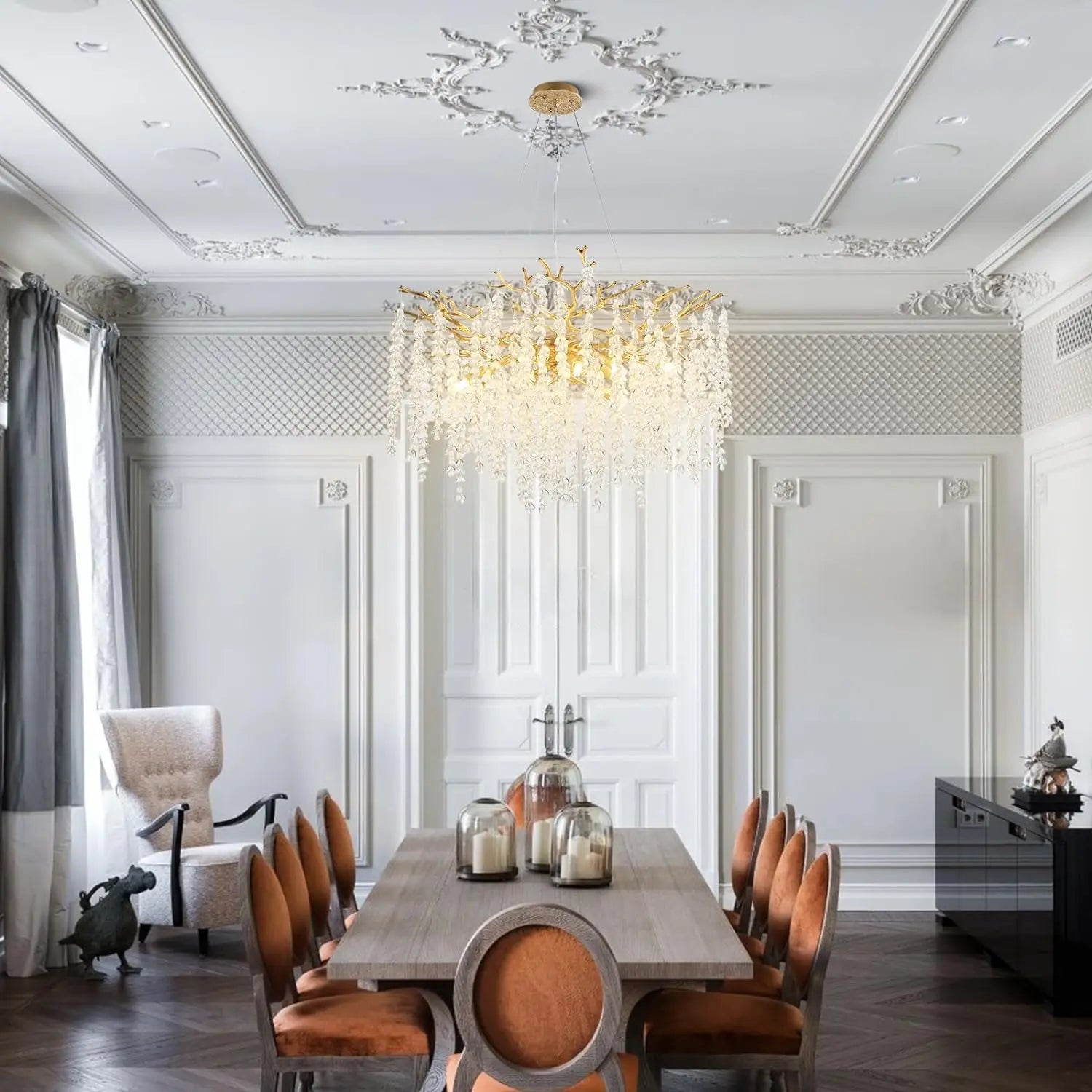 Lustre Cristal Salon — Chambre
