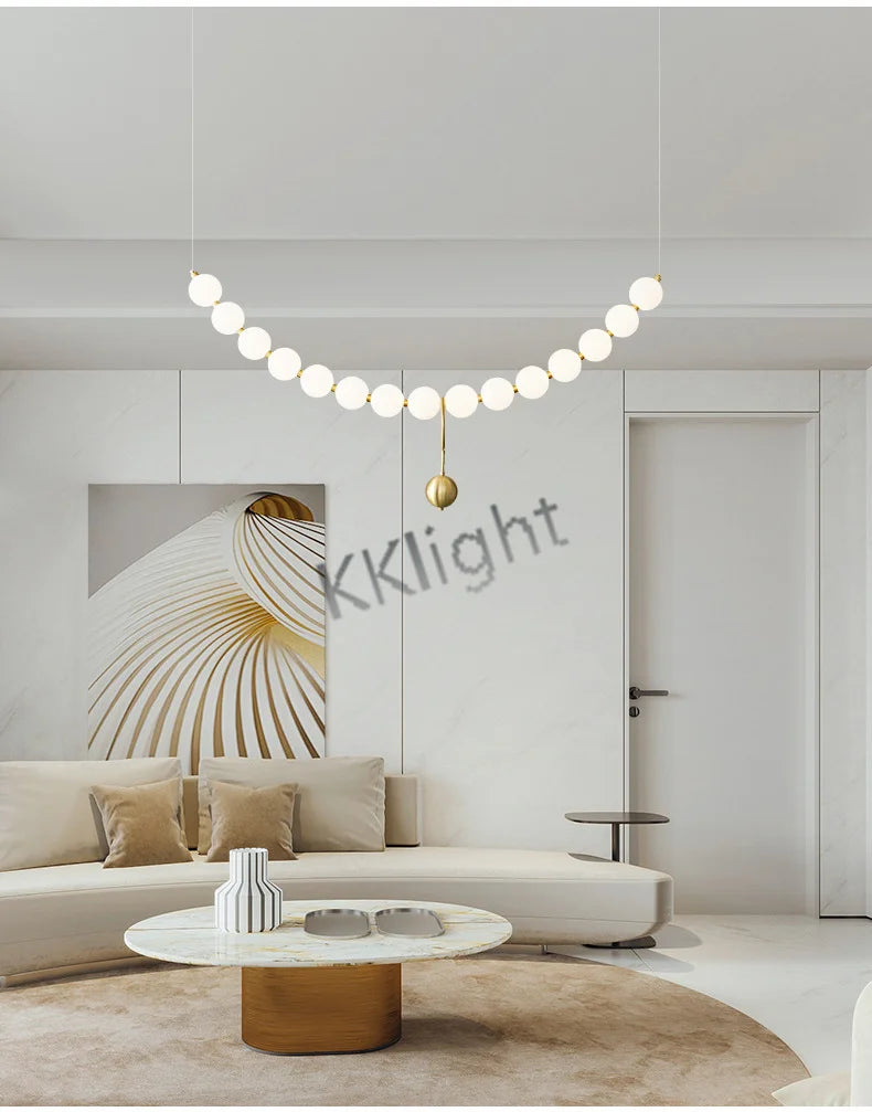 Lustre Art Déco — Cuivre