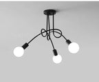 Lustre Chambre Adulte Doré — LED — Blanc doré 3 ampoules