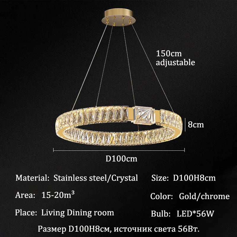 Lustre Cristal Ancien — Moderne